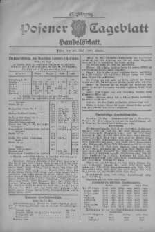 Posener Tageblatt. Handelsblatt 1908.05.23 Jg.47