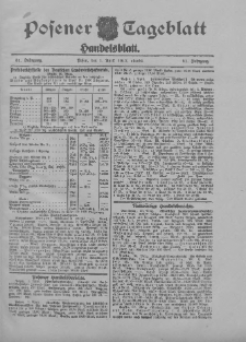 Posener Tageblatt. Handelsblatt 1912.04.01 Jg.51