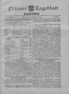 Posener Tageblatt. Handelsblatt 1912.04.15 Jg.51