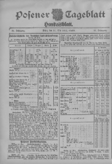 Posener Tageblatt. Handelsblatt 1912.05.24 Jg.51