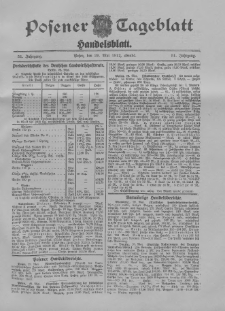 Posener Tageblatt. Handelsblatt 1912.05.29 Jg.51
