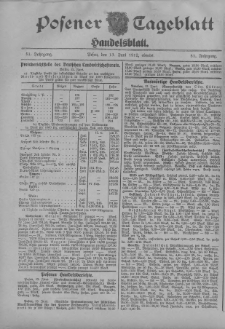 Posener Tageblatt. Handelsblatt 1912.06.13 Jg.51