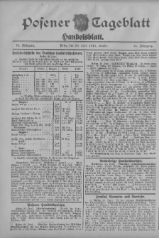 Posener Tageblatt. Handelsblatt 1912.06.26 Jg.51