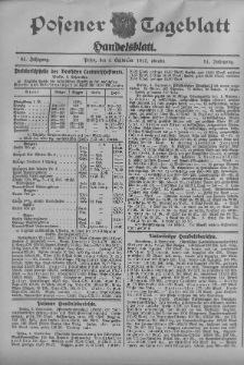 Posener Tageblatt. Handelsblatt 1912.09.04 Jg.51