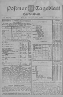 Posener Tageblatt. Handelsblatt 1912.12.06 Jg.51