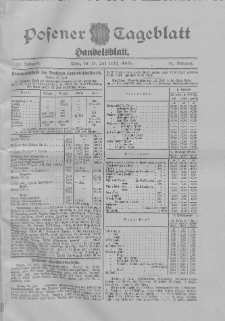 Posener Tageblatt. Handelsblatt 1912.07.19 Jg.51