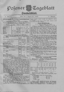 Posener Tageblatt. Handelsblatt 1912.08.03 Jg.51