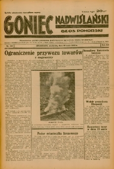Goniec Nadwiślański: Głos Pomorski: Niezależne pismo poranne, poświęcone sprawom stanu średniego 1936.05.10 R.12 Nr110