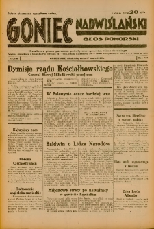 Goniec Nadwiślański: Głos Pomorski: Niezależne pismo poranne, poświęcone sprawom stanu średniego 1936.05.17 R.12 Nr116