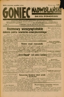 Goniec Nadwiślański: Głos Pomorski: Niezależne pismo poranne, poświęcone sprawom stanu średniego 1933.11.16 Nr264