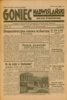 Goniec Nadwiślański: Głos Pomorski: Niezależne pismo poranne, poświęcone sprawom stanu średniego 1937.07.06 R.13 Nr151A