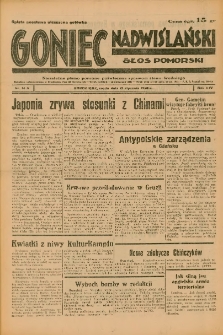 Goniec Nadwiślański: Głos Pomorski: Niezależne pismo poranne, poświęcone sprawom stanu średniego 1938.01.19 R.14 Nr14A