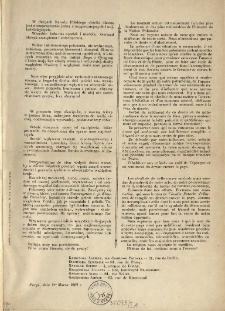 [Odezwa. Incipit] W dziejach Narodu Polskiego chwila obecna jest niezaprzeczalnie jedną z najgroźniejszych i najboleśniejszych ... = Moment actuel est assurément l'un des plus douloureux et des plus redoutables de l'histoire de la Nation Polonaise ....