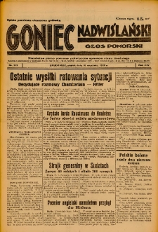 Goniec Nadwiślański: Głos Pomorski: Niezależne pismo poranne, poświęcone sprawom stanu średniego 1938.09.16 R.14 Nr213