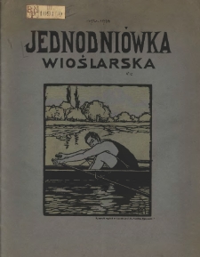 Jednodniówka wioślarska z okazji V. Wszechpolskich Regat o Mistrzostwo Polski