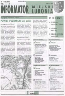 Informator Miejski Lubonia 2000.09 Nr9(18)