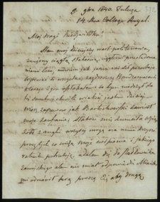 List od Skrzydlewskiego Tadeusza