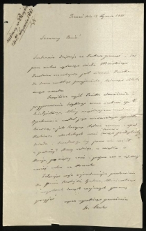 List od Szulca Kazimierza