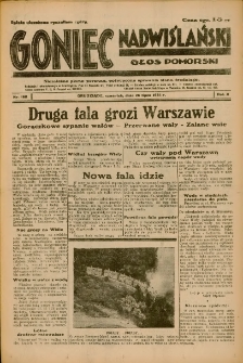 Goniec Nadwiślański: Głos Pomorski: Niezależne pismo poranne, poświęcone sprawom stanu średniego 1934.07.26 R.10 Nr168