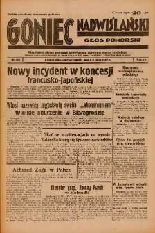 Goniec Nadwiślański: Głos Pomorski: Niezależne pismo poranne, poświęcone sprawom stanu średniego 1939.07.08-09 R.15 Nr155