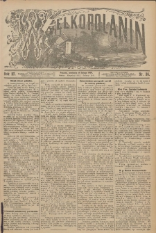 Wielkopolanin 1909.02.14 R.27 Nr36