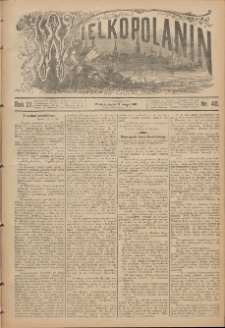Wielkopolanin 1909.02.19 R.27 Nr40