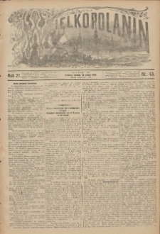 Wielkopolanin 1909.02.23 R.27 Nr43