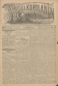 Wielkopolanin 1909.02.28 R.27 Nr48