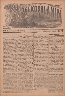 Wielkopolanin 1909.04.04 R.27 Nr77