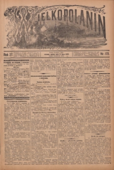 Wielkopolanin 1909.07.31 R.27 Nr172