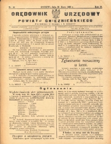Orędownik Urzędowy Powiatu Gnieźnieńskiego: wychodzi w środy i soboty 1927.07.20 R.76 Nr51