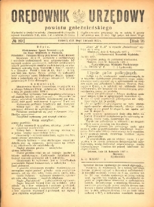 Orędownik Urzędowy Powiatu Gnieźnieńskiego: wychodzi w środy i soboty 1927.11.30 R.76 Nr89