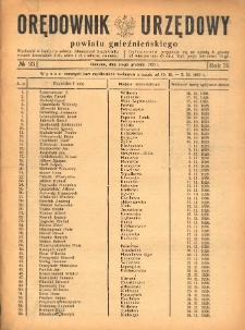 Orędownik Urzędowy Powiatu Gnieźnieńskiego: wychodzi w środy i soboty 1927.12.14 R.76 Nr93