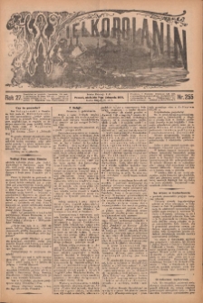 Wielkopolanin 1909.11.07 R.27 Nr255