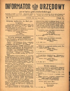 Informator Urzędowy Powiatu Gnieźnieńskiego 1932.03.09 R.81 Nr19