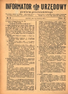 Informator Urzędowy Powiatu Gnieźnieńskiego 1932.04.02 R.81 Nr26