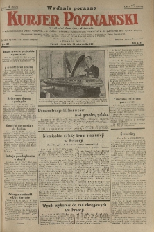 Kurier Poznański 1931.10.20 R.26 nr 481