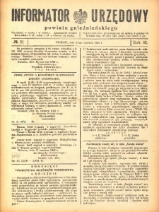 Informator Urzędowy Powiatu Gnieźnieńskiego 1933.06.21 R.82 Nr51