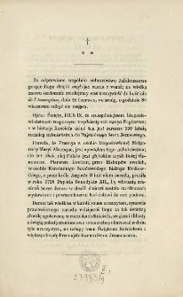 [Wezwanie Inc.:] " Za odprawione wspólnie nabożeństwo Jubileuszowe gorące Bogu dzięki ..."