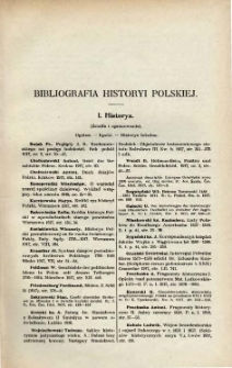 Bibliografia historyi polskiej