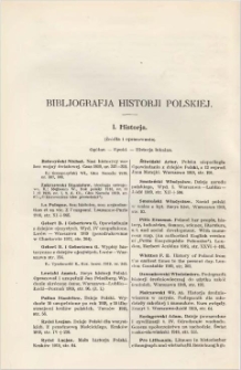 Bibljografja historji polskiej