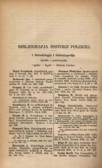 Bibljografja historji polskiej