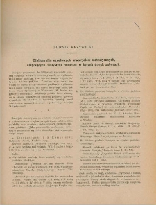 Bibljografja urzędowych materjałów statystycznych, dotyczących statystyki rolniczej w byłych trzech zaborach