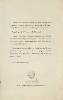 [Zawiadomienie Inc.:] " Coroczne Nabożeństwo żałobne za dusze zmarłych na wygnaniu Polaków ..."