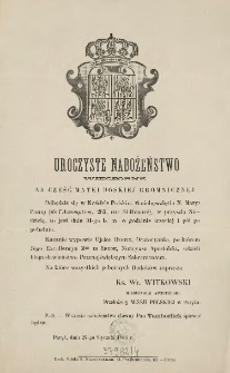 Uroczyste nabożeństwo wieczorne na cześć Matki Boskiej Gromnicznej
