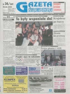 Gazeta Średzka 2000.08.24 Nr34(269)