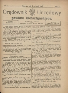 Orędownik Urzędowy Powiatu Wolsztyńskiego: za redakcję odpowiada Starostwo 1925.01.10 R.3 Nr2
