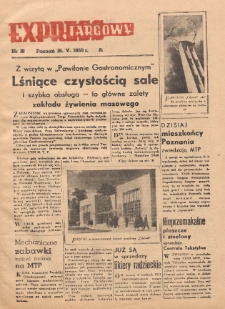 Express Targowy: Bezpłatny dodatek "Expressu Poznańskiego" 1950.05.16 Nr 18