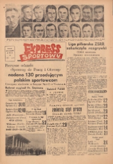 Express Sportowy: Bezpłatny dodatek "Expressu Poznańskiego" 1950.11.27