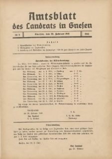 Amtsblatt des Landrats in Gnesen 1941.02.28 Nr3